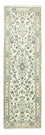 Tapis de couloir Tapis persan - Nain - Royal - 285 x 87 cm - blanc naturel