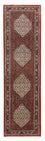 Tapis de couloir Tapis persan - Bidjar - 317 x 88 cm - rouge