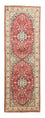 Tapis de couloir Tapis en soie - Soie du Cachemire - 237 x 80 cm - rouge