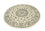 Tapis persan - Nain ronde - 250 x 250 cm - blanc naturel