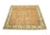 Tapis en soie - Soie du Cachemire carré - 216 x 211 cm - orange