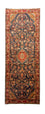 Tapis de couloir Tapis persan - Nomadic - 289 x 100 cm - bleu