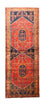 Tapis de couloir Tapis persan - Nomadic - 305 x 112 cm - bleu