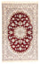 Tapis persan - Nain - Royal - 241 x 153 cm - rouge foncé