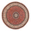 Tapis persan - Tabriz - Premium ronde - 300 x 300 cm - rouge