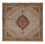 Tapis persan - Tabriz - Royal carré - 200 x 200 cm - marron clair