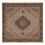 Tapis persan - Tabriz - Royal carré - 204 x 204 cm - marron