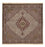 Tapis persan - Tabriz - Royal carré - 205 x 202 cm - marron
