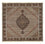 Tapis persan - Tabriz - Royal carré - 200 x 200 cm - marron