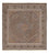 Tapis persan - Tabriz - Royal carré - 212 x 198 cm - marron