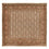 Tapis persan - Tabriz - Royal carré - 200 x 199 cm - beige foncé