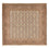 Tapis persan - Tabriz - Royal carré - 201 x 197 cm - beige foncé