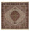 Tapis persan - Tabriz - Royal carré - 201 x 200 cm - marron clair