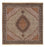 Tapis persan - Tabriz - Royal carré - 210 x 200 cm - marron clair