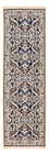 Tapis de couloir Tapis persan - Nain - Royal - 194 x 59 cm - bleu
