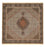 Tapis persan - Tabriz - Royal carré - 203 x 198 cm - marron clair