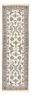 Tapis de couloir Tapis persan - Nain - Royal - 196 x 61 cm - crème