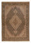 Tapis persan - Tabriz - Royal - 210 x 151 cm - marron foncé