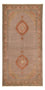 Tapis de couloir Tapis persan - Tabriz - Royal - 403 x 200 cm - marron clair