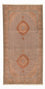 Tapis de couloir Tapis persan - Tabriz - Royal - 407 x 201 cm - marron clair