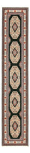Tapis de couloir Tapis persan - Tabriz - Premium - 370 x 75 cm - bleu foncé