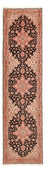 Tapis de couloir Tapis persan - Tabriz - Premium - 350 x 91 cm - bleu foncé