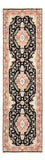 Tapis de couloir Tapis persan - Tabriz - Royal - 300 x 83 cm - bleu foncé