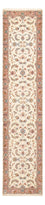 Tapis de couloir Tapis persan - Tabriz - Premium - 347 x 77 cm - beige