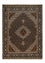 Tapis persan - Tabriz - Royal - 198 x 148 cm - marron foncé