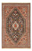 Tapis Gabbeh - Persan Kashkuli - 207 x 130 cm - bleu foncé