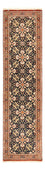 Tapis de couloir Tapis persan - Ghom - Royal - 195 x 51 cm - beige foncé