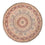 Tapis persan - Tabriz - Royal ronde - 250 x 250 cm - rouge clair