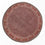 Tapis persan - Bidjar ronde - 300 x 300 cm - rouge foncé