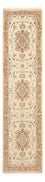 Tapis de couloir Tapis persan - Tabriz - Royal - 370 x 87 cm - beige