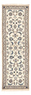 Tapis de couloir Tapis persan - Nain - Royal - 202 x 60 cm - crème