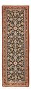 Tapis de couloir Tapis persan - Ghom - Royal - 155 x 55 cm - bleu foncé