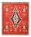 Tapis de couloir Tapis persan - Nomadic - 129 x 107 cm - rouge