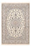 Tapis persan - Nain - Premium - 219 x 146 cm - gris clair