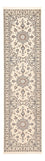 Tapis de couloir Tapis persan - Nain - Royal - 348 x 89 cm - blanc