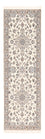 Tapis de couloir Tapis persan - Nain - Royal - 225 x 70 cm - blanc