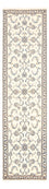 Tapis de couloir Tapis persan - Nain - 307 x 78 cm - blanc