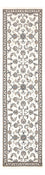 Tapis de couloir Tapis persan - Nain - 289 x 77 cm - blanc