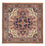 Tapis persan - Nomadic carré - 200 x 194 cm - rouge clair
