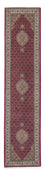 Tapis de couloir Tapis persan - Tabriz - 343 x 81 cm - rouge foncé