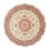 Tapis persan - Tabriz - Royal ronde - 194 x 194 cm - beige