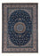 Tapis persan - Nain - Royal - 348 x 245 cm - bleu foncé