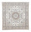 Tapis persan - Nain - Royal carré - 205 x 198 cm - beige