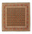 Tapis persan - Tabriz - Royal carré - 156 x 155 cm - noir