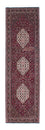 Tapis de couloir Tapis persan - Bidjar - 248 x 73 cm - rouge foncé