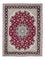 Tapis persan - Tabriz - Royal - 207 x 155 cm - rouge foncé